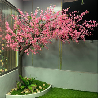 Cây hoa anh đào giả- cây giả trang trí 2m