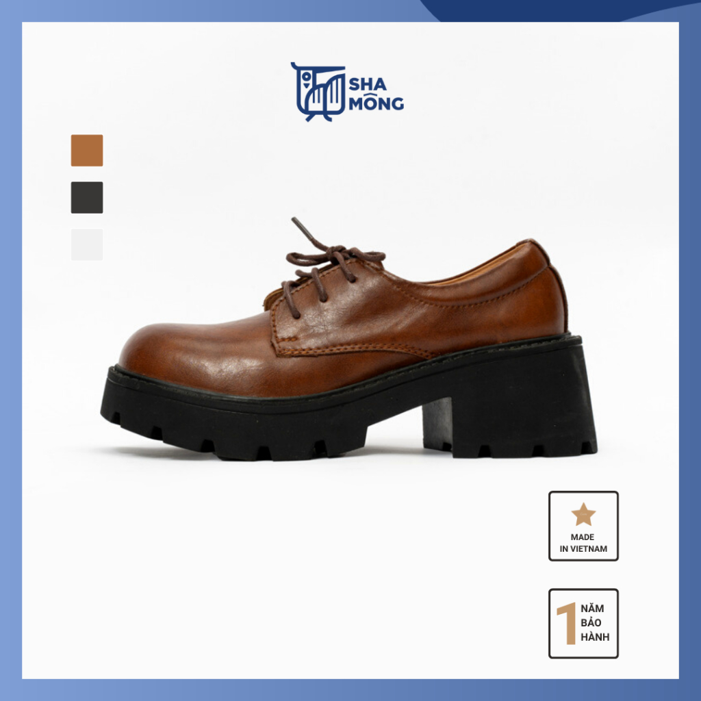 Giày Chunky Oxford Unisex Made By Shamong