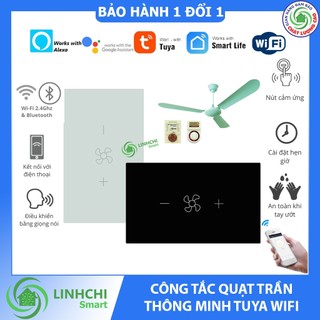 Công tắc thông minh điều khiển quạt trần qua Wifi/3G