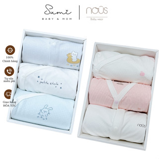 Set quà Nous 3 bộ/6 bộ cho bé có tặng kèm hộp cho bé