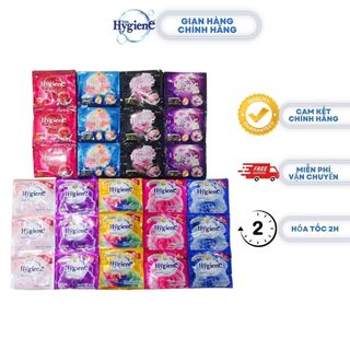 Combo 48 gói nước xả vải hygiene thái lan đậm đặc siêu thơm dây 12 gói