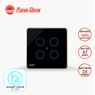 Công tắc vuông thông minh kết nối WIFI, thương hiệu Ralli Smart