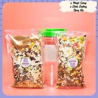 [Tặng Hủ Đựng] Combo Thức Ăn Trộn Siêu Ngon cho Hamster