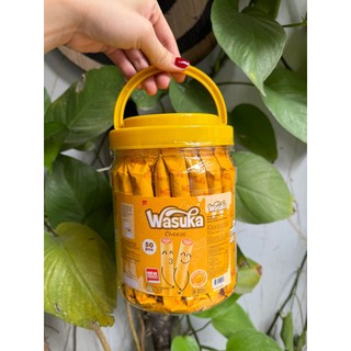 Bánh Quế Wasuka Premium Rolled Wafer Vị Phô Mai Cheese (Hủ 50 cây x 9g)
