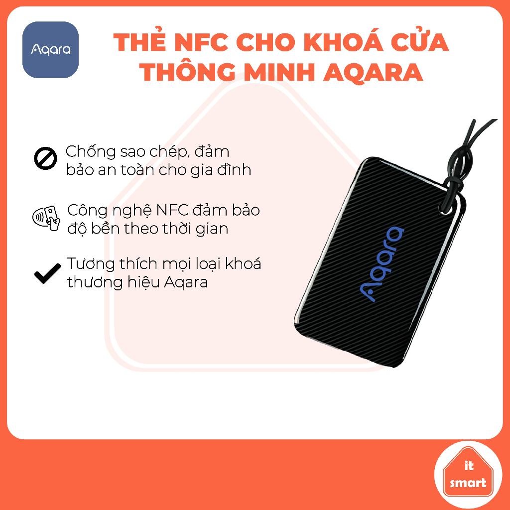 Thẻ NFC Aqara mở khóa thông minh Aqara, thẻ từ Aqara chống sao chép, nhỏ gọn