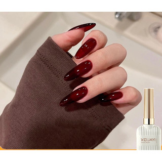 Sơn gel màu THẠCH ĐỎ RƯỢ.U AK/May Neddy chính hãng mã YJ-20 chai 15ml chất sơn đậm đặc bền màu