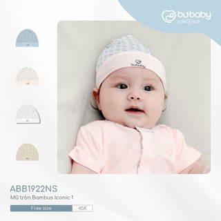 Mũ tròn iconic 1 bu baby chất sợi tre bambus cực mềm cho bé abb1922ns baby born shop