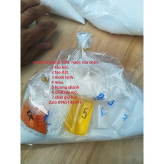 combo bột pha 10lit nước rửa chén 65k