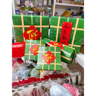 Mô hình bánh chưng- Bánh Tét- Dưa Hấu