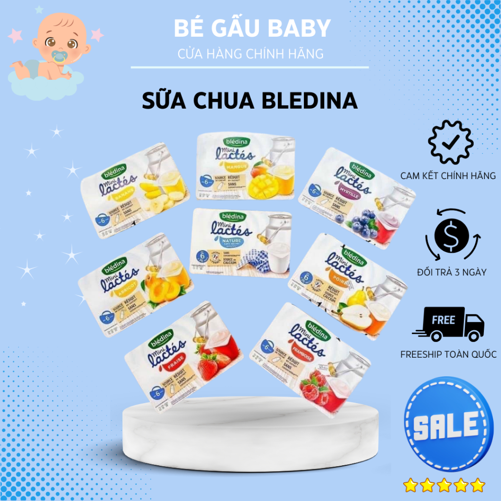 Sữa Chua Bledina Cho Bé Ăn Dặm Từ 6 Tháng Date Xa