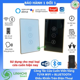 [Full Chức Năng ] Công Tắc Cửa Cuốn Tuya Wifi + BLE Đóng mở Cửa Cuốn trên điện thoại qua app Smart Life, Tuya smart