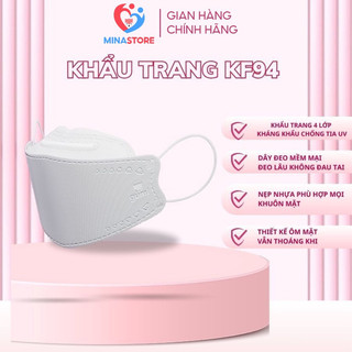 Khẩu trang 4d - khẩu trang kf94 4 lớp cao cấp chính hãng gumi