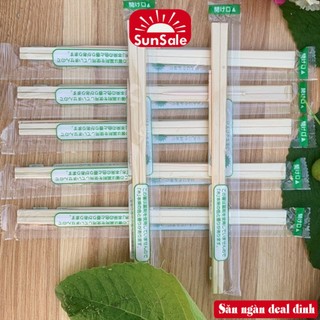 Set 100 đôi đũa gỗ dùng 1 lần sử dụng đi giã ngoại, quán ăn, nhà hàng chất lượng cao cấp