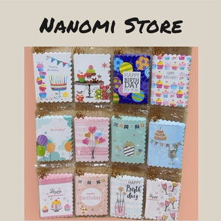 Thiệp sinh nhật- thank you- mini cute nhiều chủ đề