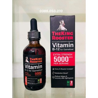 B12-5000 60 ml mỹ - tăng bo + tăng nước mau + hừng gà