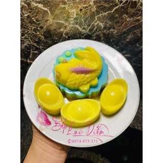 khuôn cá chép tròn 9cm