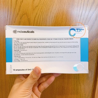 Tinh Chất Trắng Sáng Da MD:Cocktail Tranex White - MD:Ceuticals