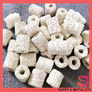 Sứ viên lỗ - Sứ lọc lỗ - vật liệu lọc xử lý nước bể cá