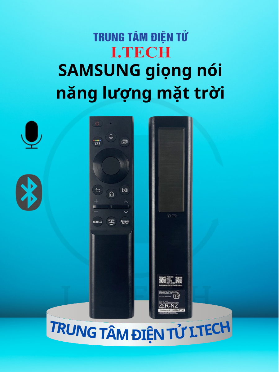 Điêu khiển samsung năng lượng mặt trời, có giọng nói