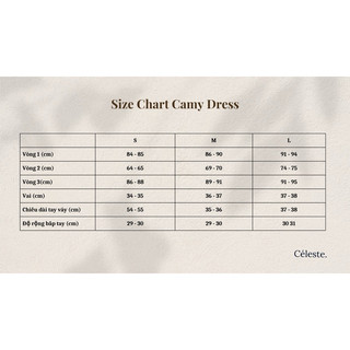 [LIMITED] CÉLESTE - Váy Cổ Sen Camy Dress