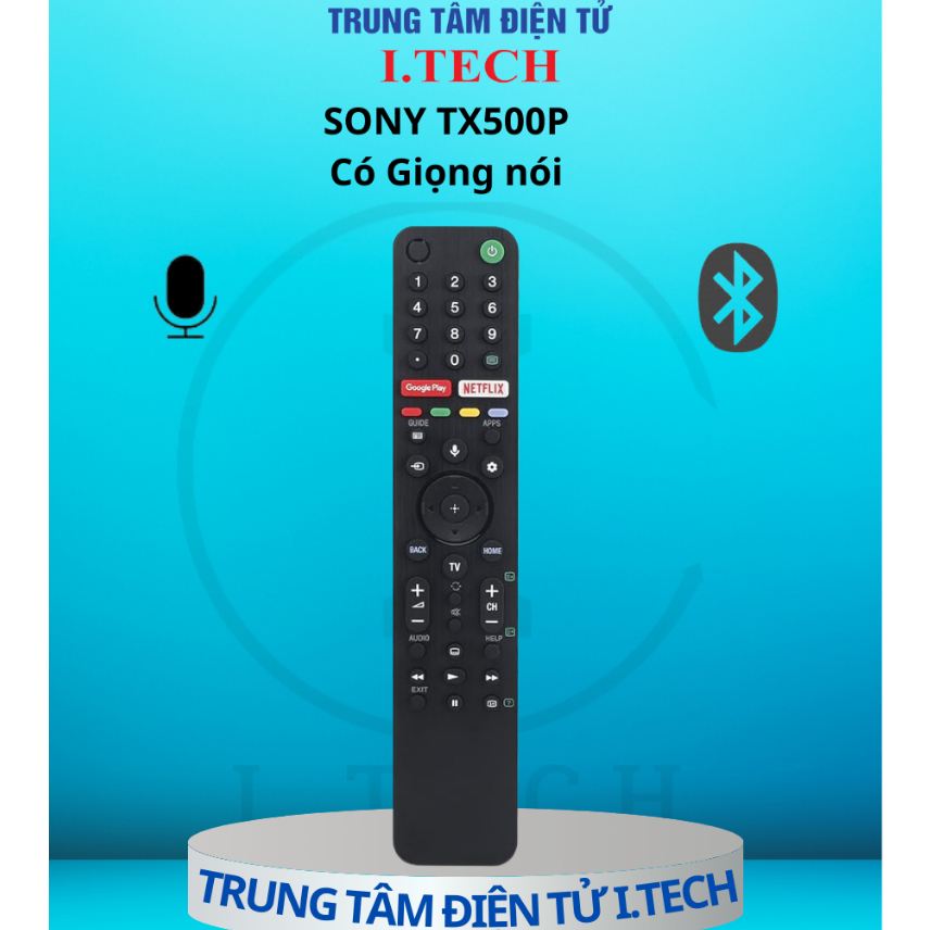 Điều khiển Tivi Sony giọng nói TX500P - Remote TV Sony