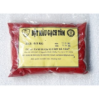 Bột màu gạch tôm bà tám gói 500g