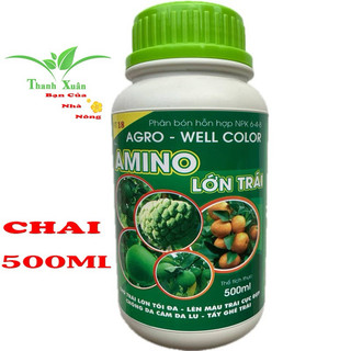 Phân bón amino lớn trái - lên màu trái đẹp chai 500ml