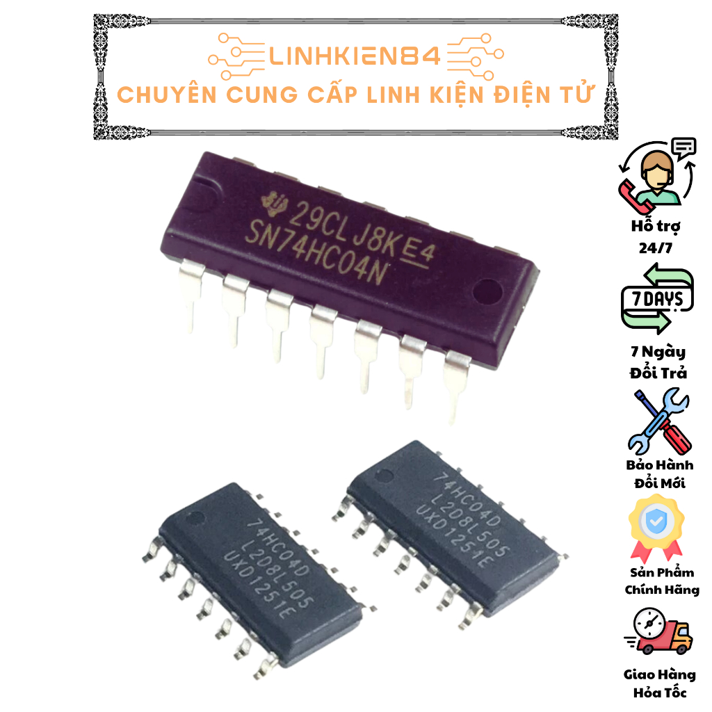 IC Cổng Logic 74HC08