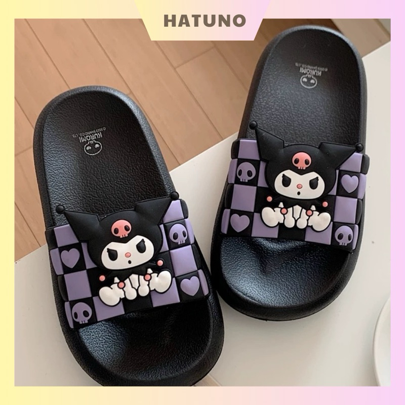 Dép Kuromi Đế Mềm Có Túi Zip Chuẩn Xixitiao - Hatuno order