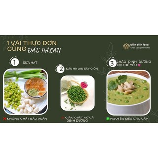 Đậu Hà Lan Khô Hữu cơ Sạch, Nhập Khẩu Mỹ, Hạt Dinh Dưỡng Mẹ Bầu, Giảm Cân Ăn Kiêng, ăn dặm cho bé