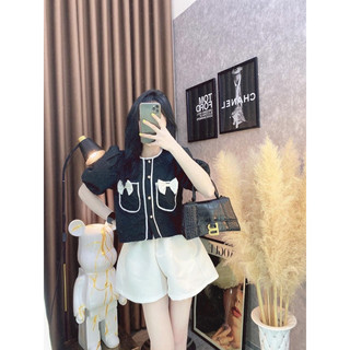 Áo Tiểu Thư Phối Nơ