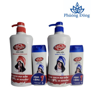 (Tặng chai 136ml) Dầu gội Lifebuoy 640g