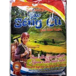 Túi 10kg gạo dẻo séng cù Tân Hưng - cơm dẻo, dai, đậm vị