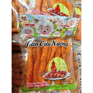 Snack Gân Cừu Nướng Thơm Ngon dai dai giòn giòn