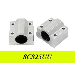 Con trượt scs25uu, con trượt scs25 có vỏ bọc dùng cho trục phi 25mm