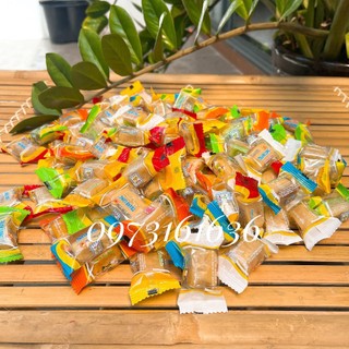 1kg kẹo dừa mềm dẻo thanh long mix nhiều vị - đặc sản bến tre