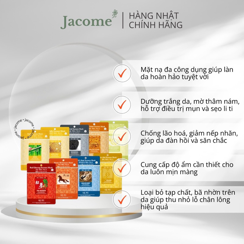 Mặt nạ Hàn Quốc MJ CARE set 10 miếng ngẫu nhiên