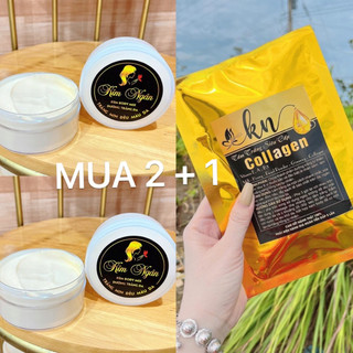 Combo 2 hủ body mix trắng da 2 hủ tặng tắm trắng kim ngân