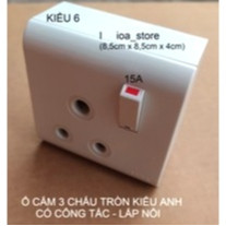 COMBO Ổ CẮM ( KIÊU ANH - CHÂU ÂU).