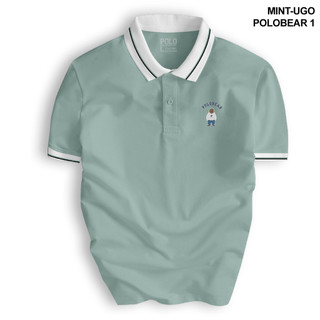 Áo thun POLO nam POLOBEAR vải cá sấu cao cấp xuất xịn chuẩn form áo thun cổ bẻ