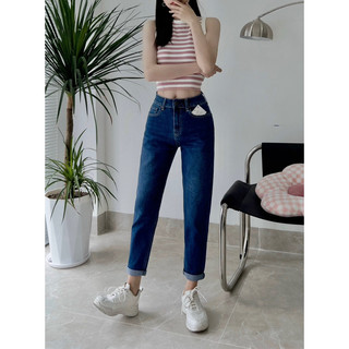 Jean nữ Baggy lưng cao & co giãn