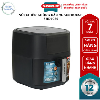  Nồi chiên không dầu 9L SUNHOUSE SHD4089 - Hàng chính hãng bảo hành 12 tháng 