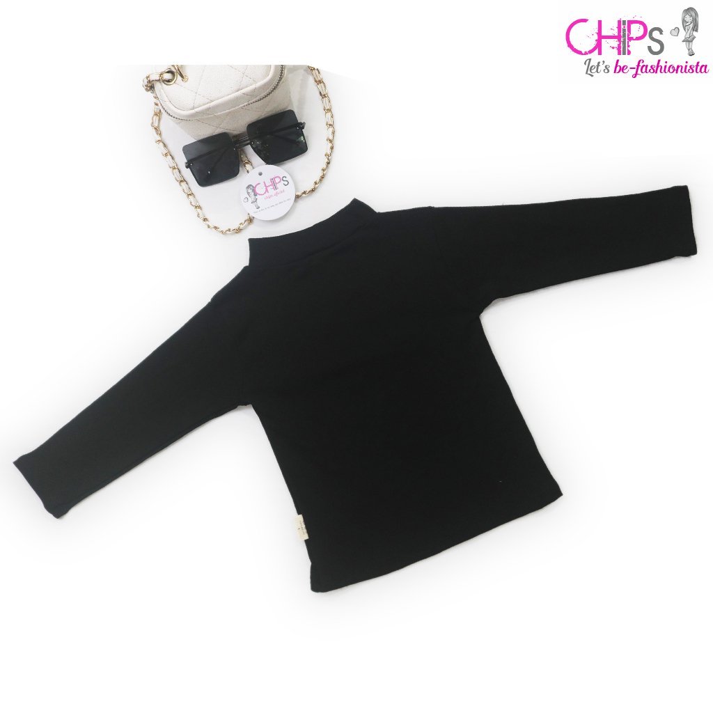 Áo Giữ Nhiệt Mùa Đông Cổ 3cm Có Năm Màu Cho Bé Trai Bé Gái