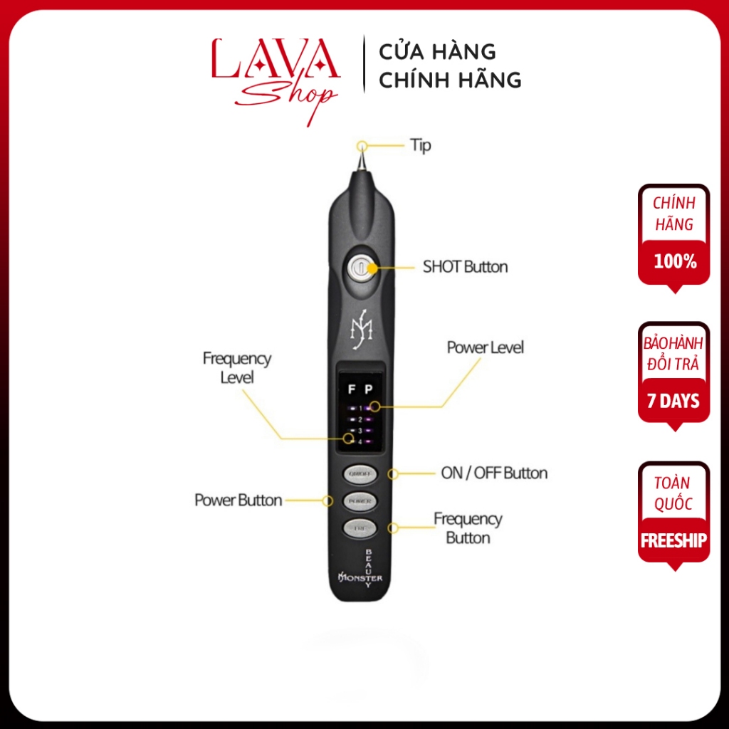 Máy Plasma Beauty Black Monster xuất xứ Hàn Quốc PXTM