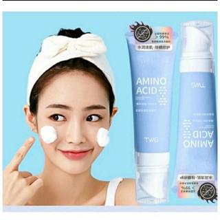  Sửa Rửa Mặt TWG Amino Acid làm sạch sâu,trắng sáng,kiểm soát dầu,thu nhỉ lỗ chân lông dưỡng ẩm cho cả Nam và Nữ 120ml 