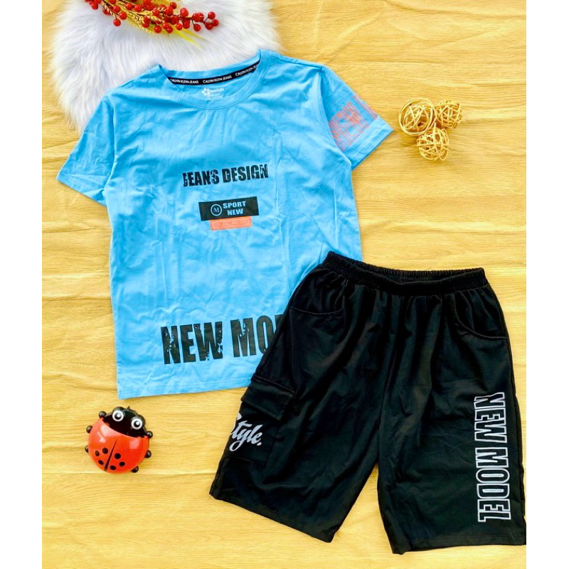 🚗 Bộ coton hàng shop bé trai 60-75kg