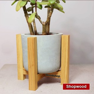 Chân đế gỗ đựng cây cảnh / Kệ gỗ kê chậu hoa/ giá gỗ để chậu cây, Đế Gỗ Lót Chậu Cây