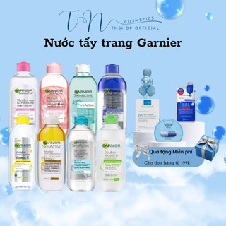 Nước Tẩy Trang Sạch Sâu Garnier Micellar Hồng/ Vàng/ Xanh Skinactive Cleansing Water 400ml