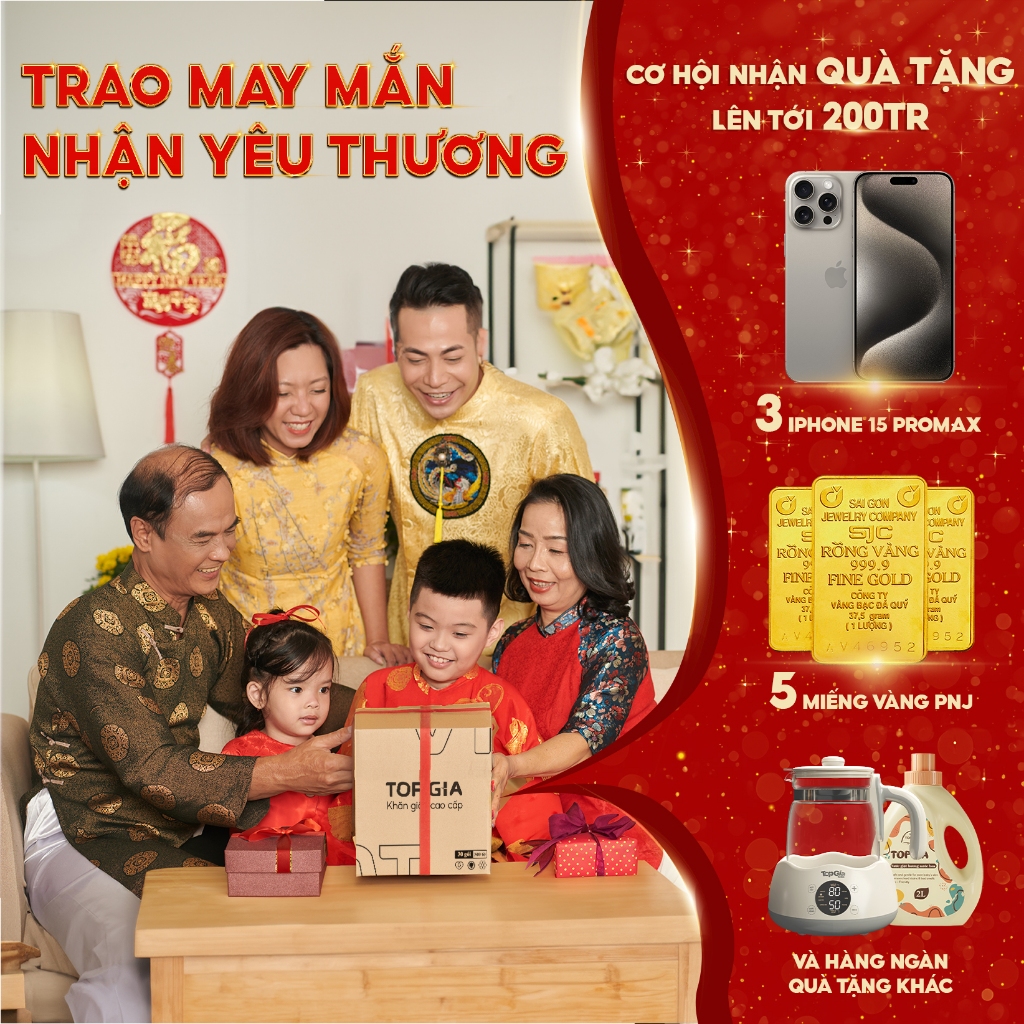 (LIVE) Giấy ăn rút Topgia thùng 30 gói 4 lớp cao cấp tiện lợi cho gia đình