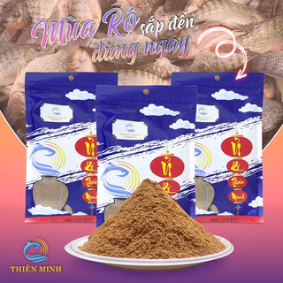 Mồi câu cá ủ rô thiên minh 250g- cám câu cá chuyên rô phi siêu nhạy